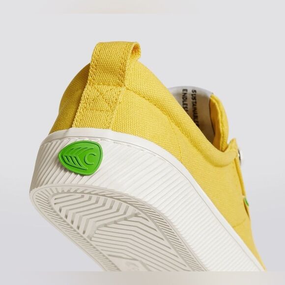 CARIUMA WOMEN YELLOW CANVAS SNEAKERS - Picture 5 of 6